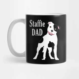 Staffie Dad WB Mug